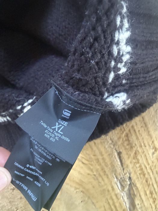G Star RAW męski sweter rozpinany rozmiar XL