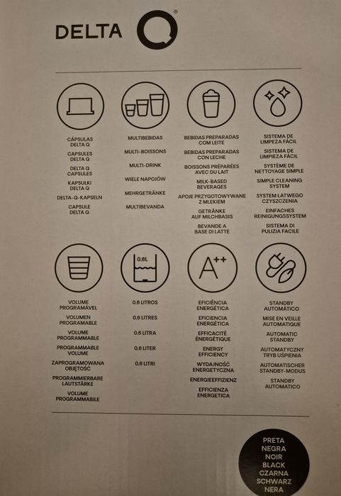 Ekspres kapsułkowy DELTA Q mini milkQool