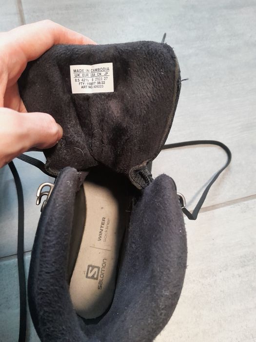 Buty zimowe Salomon 42 i 2/3