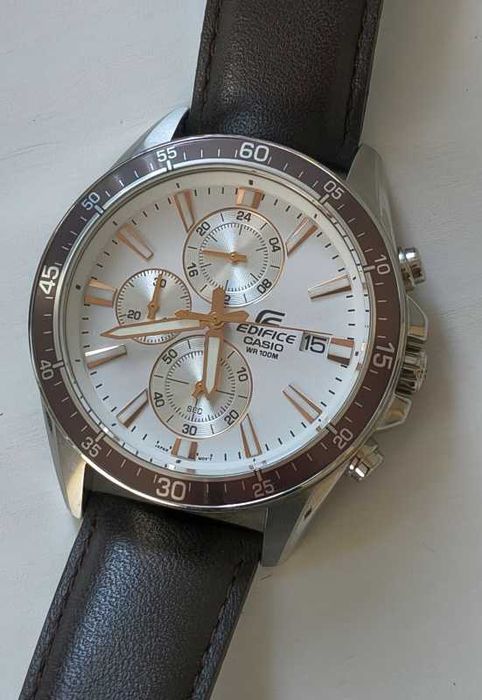 Casio Edifice EFR-546 DY 5451, stan bdb, nowa bateria + zapas!