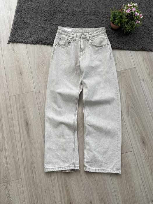 Zara Denim баггі джинси сірі Relaxed Fit чоловічі S