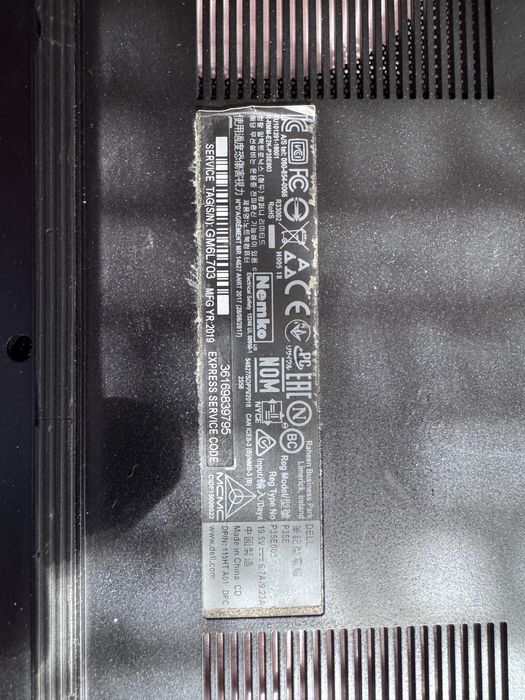 Ноутбук Dell G3 17. Разборка. На запчасти.