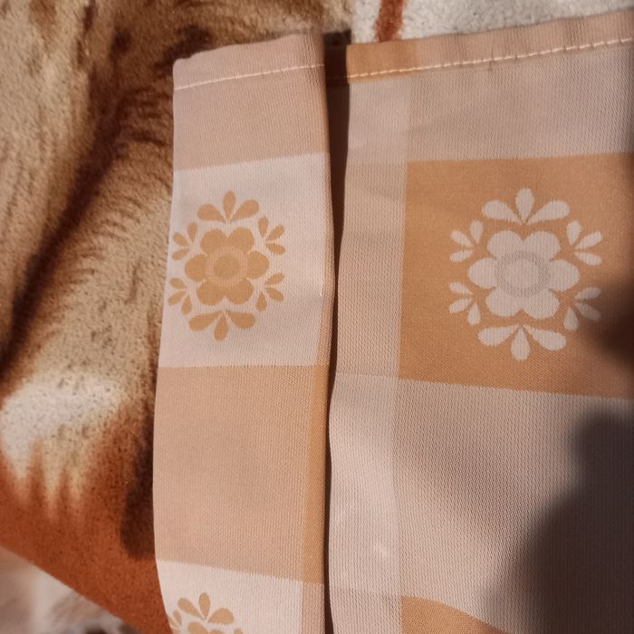 Zestaw zasłon z lat 70 PRL