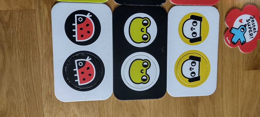 puzzle kontrastowe do pary CzuCzu