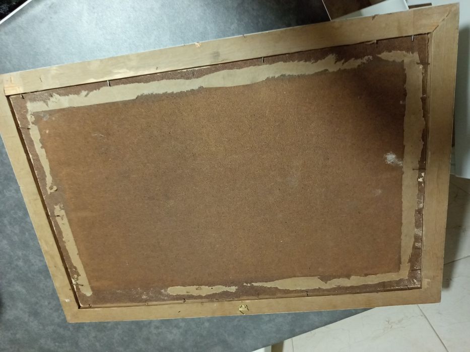 Pintura antiga a óleo