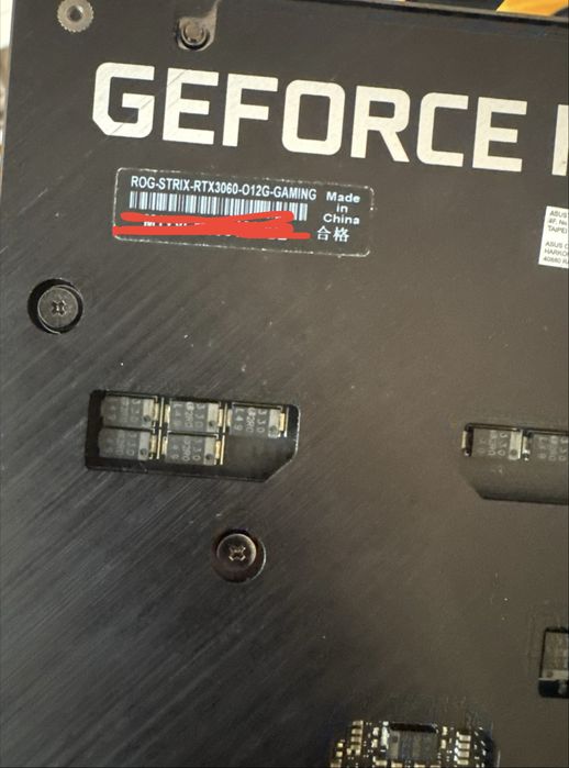 Відеокарта ASUS ROG Strix GeForce RTX 3060
