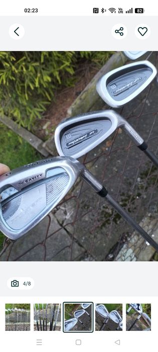 Kije golfowe Wilson i Callaway z torbą