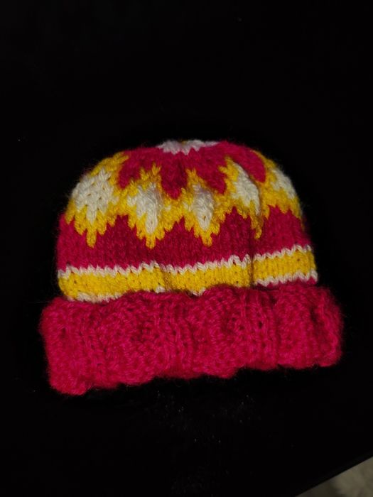 HANDMADE Dziecięca Kamizelka, czapka i skarpetki komplet