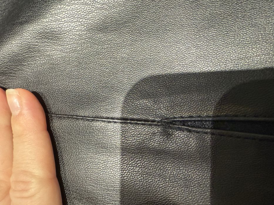 Шкіряна спідниця максі zara xc