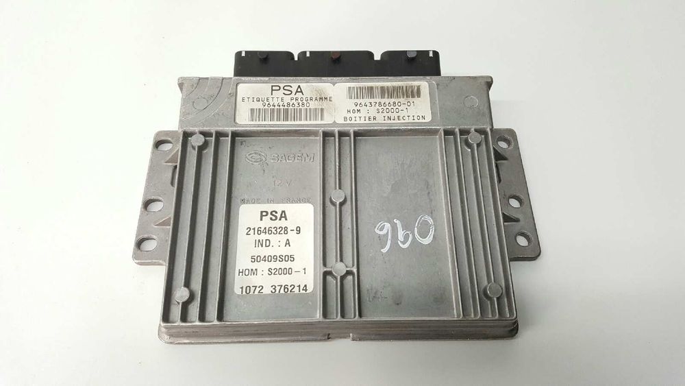 CENTRALINA DO MOTOR UCE CITROEN C5 BERLINA 2.0 HDI CAT (RHZ / DW10ATED)