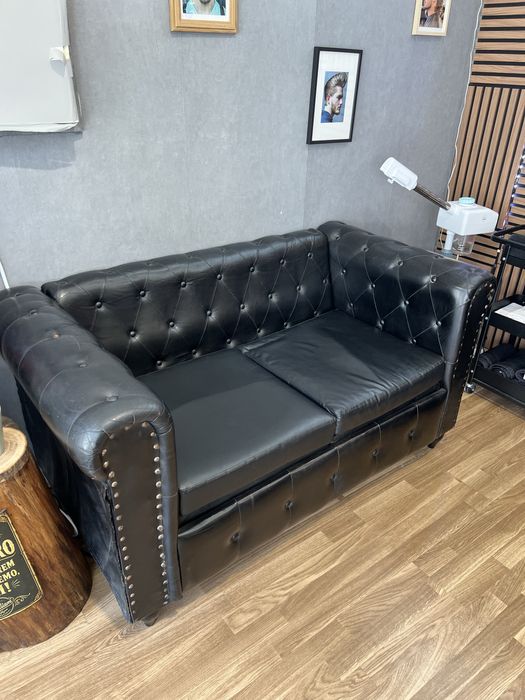 Sofa Couro Retro