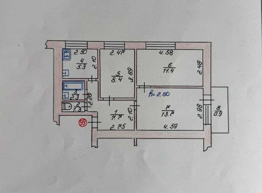 Продаж 3-кімнатної квартири з ремонтом на вул. Львівській, м. Луцьк!!