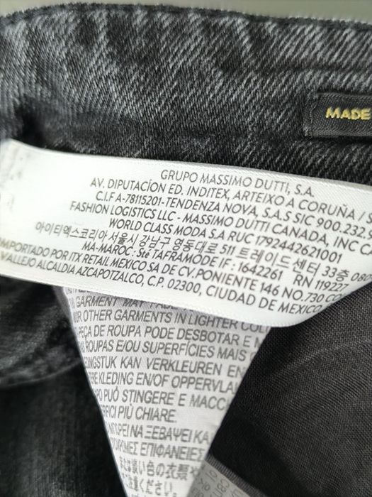 Jeansy czarne damskie Massimo Dutti, rozm. 38