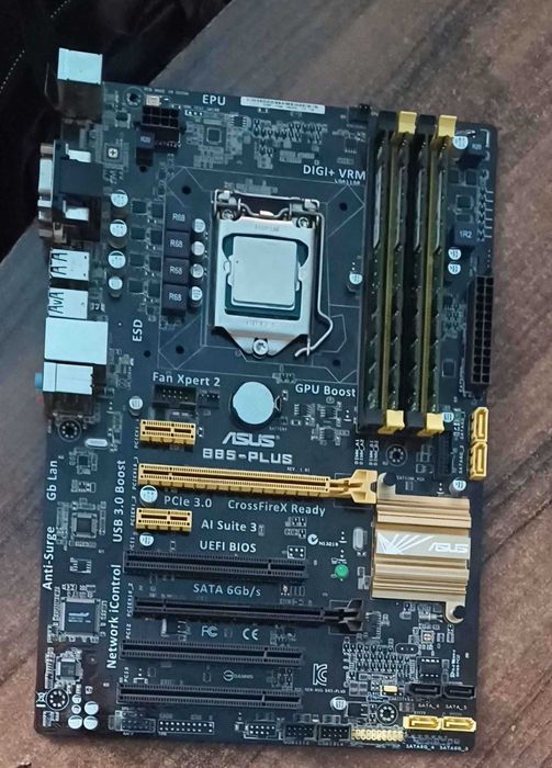 Intel i5-4440 + ASUS B85-PLUS + 16GB RAM DDR3 1333 MHz