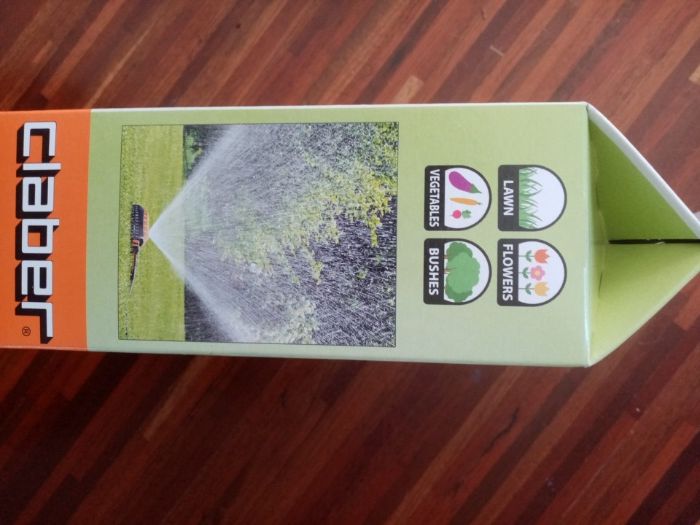 Aspersor fixo de rega 6 posições CLABER