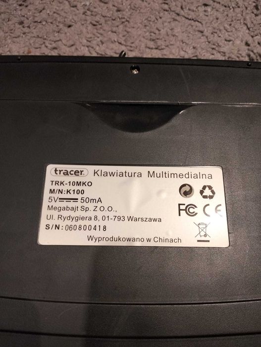 Klawiatura tracer trk-10mko