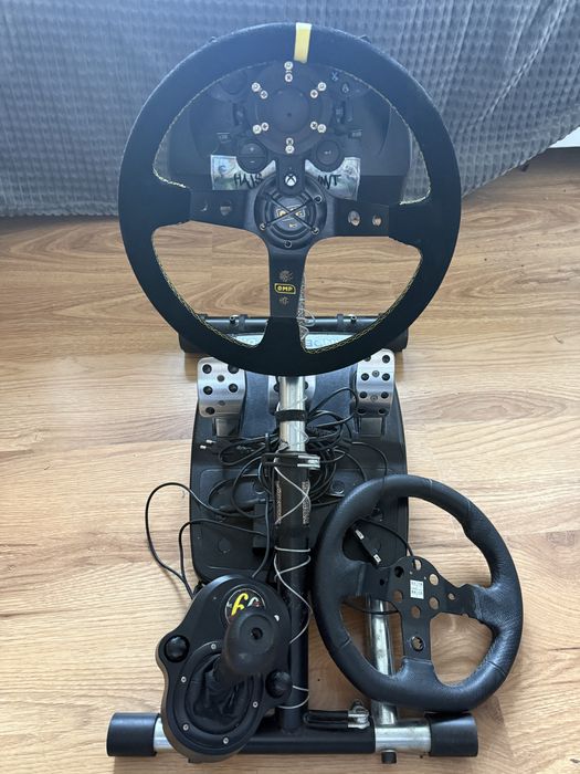 Logitech G923 + shifter + stojak | OMP | hamulec ręczny