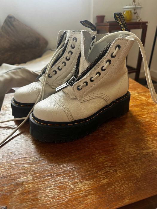 Dr MARTENS sinclair aunt | white