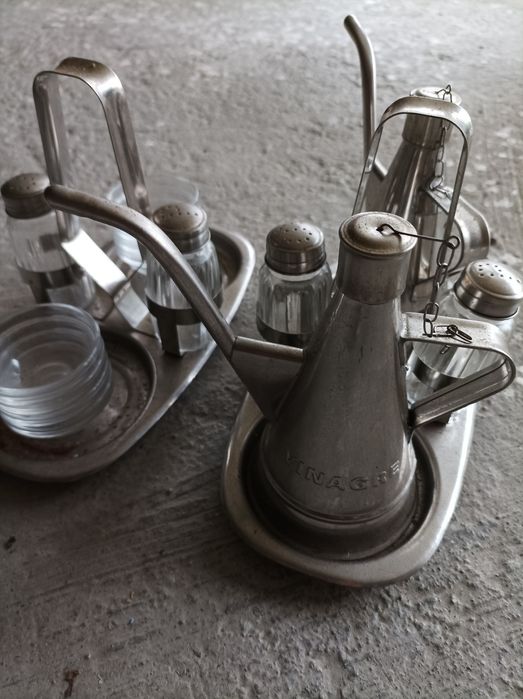 Conjunto almotolias em inox