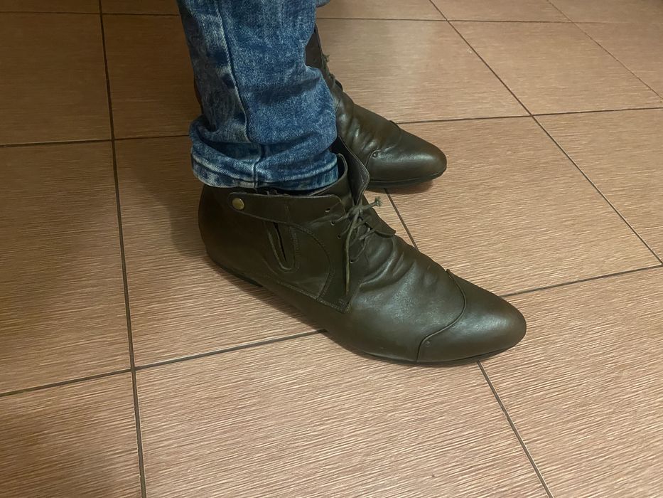 Ботинки натуральная кожа Louls Alberti (кожаные) зимние