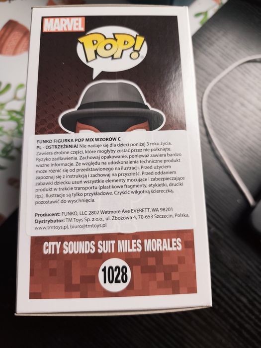 Funko Pop City Suit Miles Morales 1028 Spider Man 2 Marvel