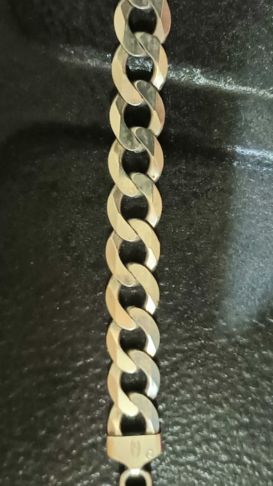 Gruby Łańcuch  PANCERKA  Srebro pr.925