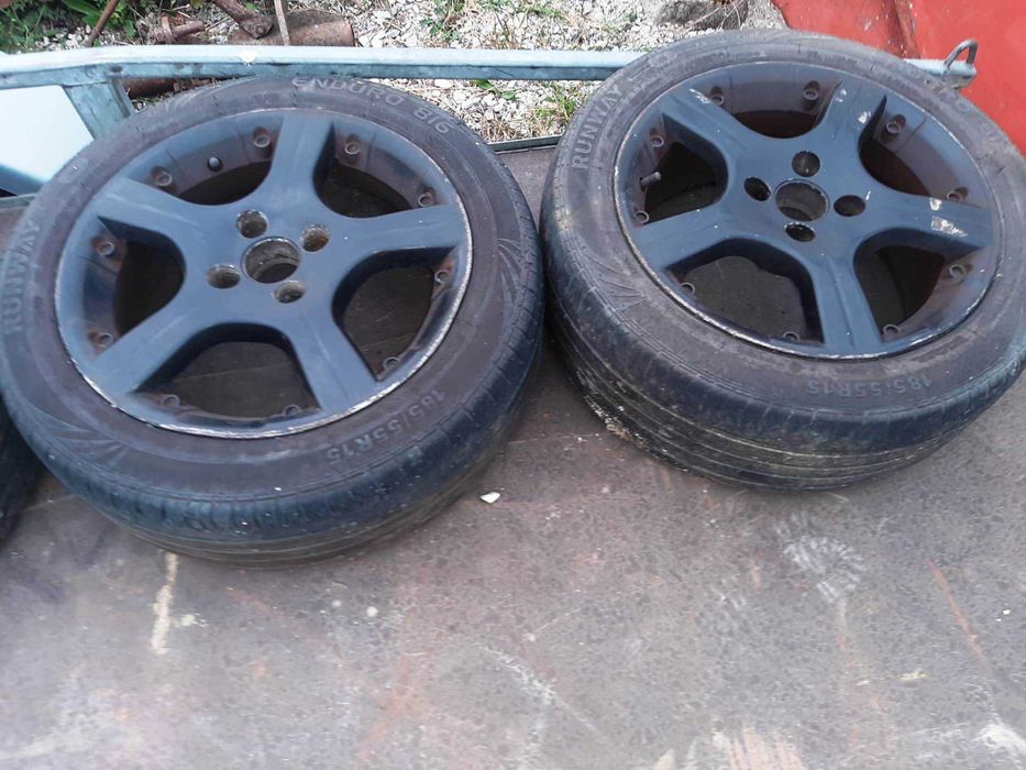 Jantes 15" 4*100 com pneus