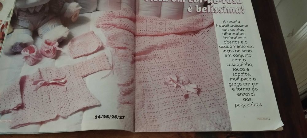 Revistas lavores femininos antigas