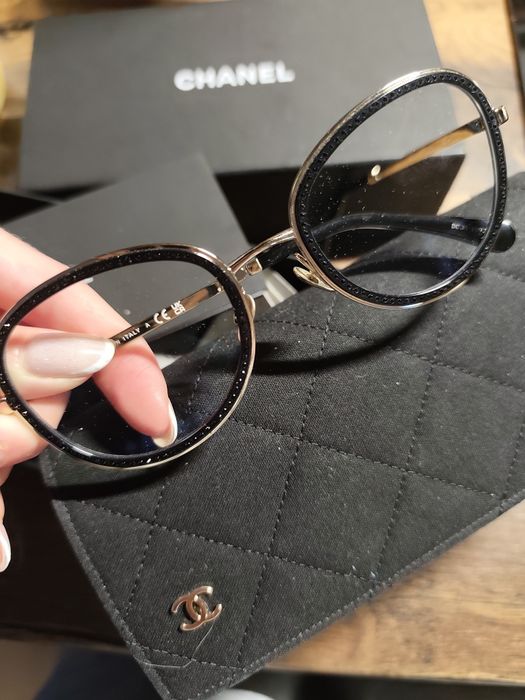 Okulary Chanel zerówki
