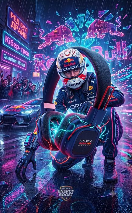 Red Bull бездротові накладні навушники RB-HP170 Formula 1 Edition