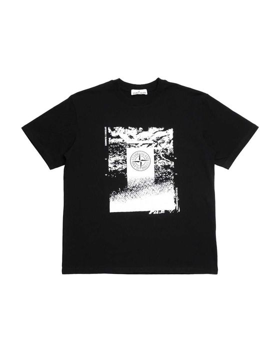 Футболка STONE ISLAND 2NS84 Drone Two Front Logo T-Shirt Black
