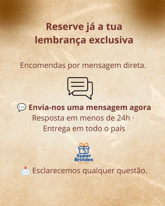 Lembrança de luxo - personalizada - Batismo e 1a Comunhão