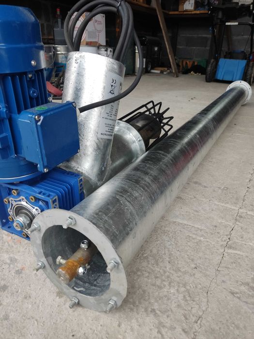 Rura ocynk bezszwowa nowa fi110/140 do zboża przedłużka żmijka dowóz