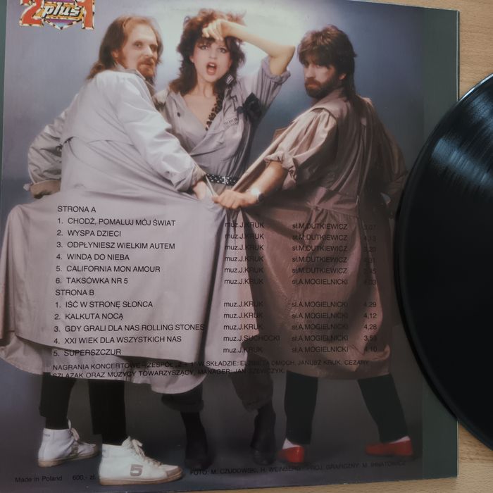2 plus 1 płyta winylowa 1986