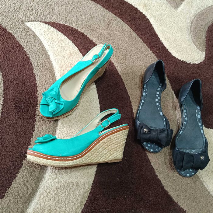 Buty na obcasie rozm 37 - kozaki botki szpilki sandały - Zestaw 8 par