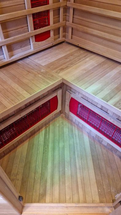 Sauna infra red infrared podczerwień narożna 2os kabina grzewcza
