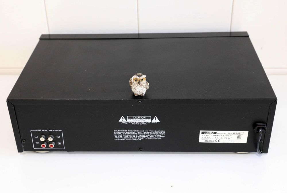 Teac W860R Duplo deck cassetes autoreverse