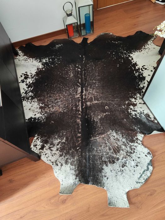 Tapete Pele de Vaca Natural