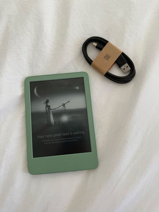 Amazon Kindle 11 (2024) w kolorze zielonym (Matcha).