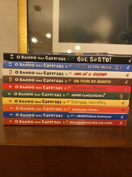 Livros O bando das cavernas (10 titulos)
