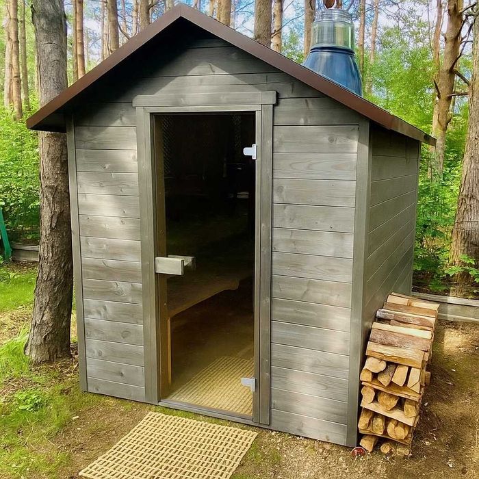 Sauna Sucha - Fińska - Ogrodowa - Zewnętrzna - 2 osobowa
