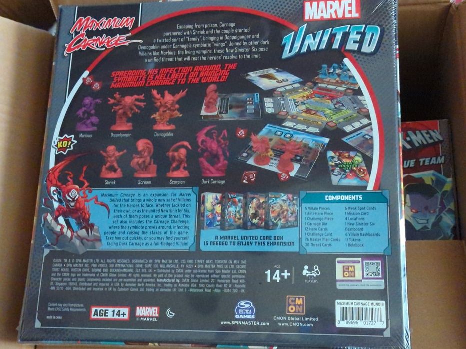 Marvel United Multiverse ENG + dodatek Maximum Carnage ENG