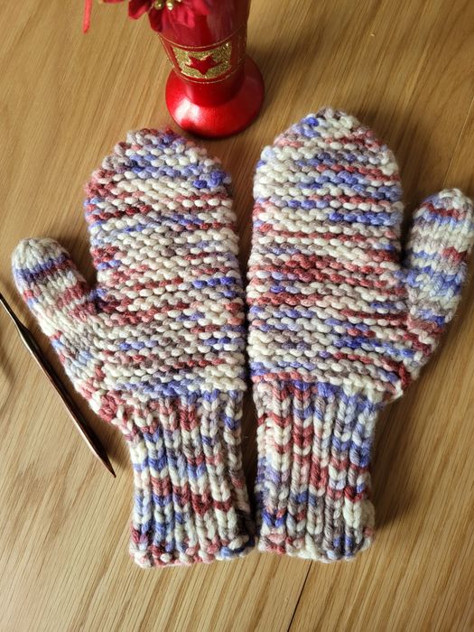 Kaszmirowa  czapka + rękawiczki z  włoskiego 100% kaszmiru (handmade)