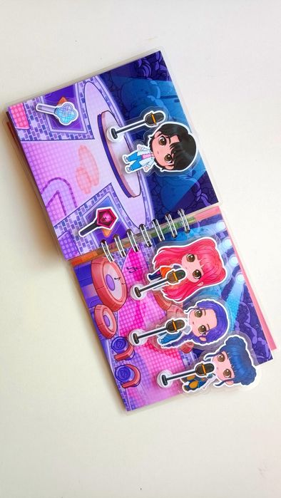 Альбом на липучках К- РОР Ляльки