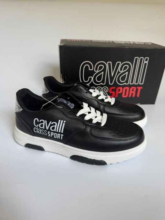 Nowe sneakersy damskie CAVALLI CLASS SPORT czarne 39