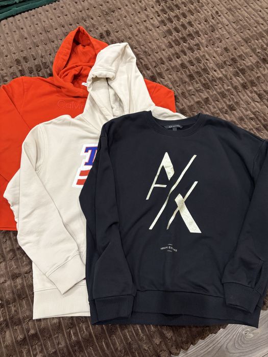 Tommy hilfiger, calvin klein, armani exchange размер xs, реально на S i M