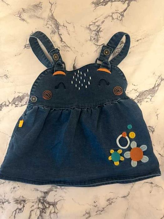 Vestido de ganga - Boboli 12 meses