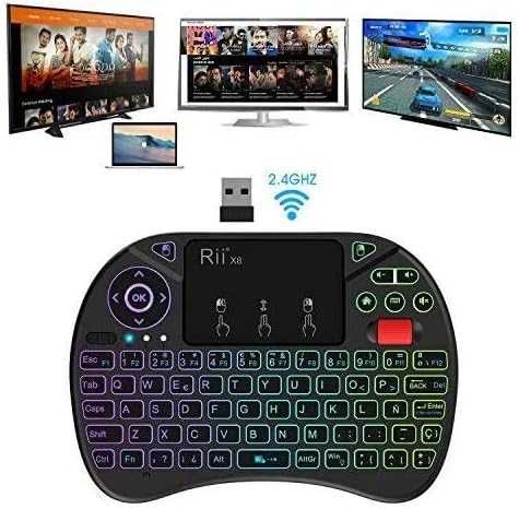 Rii X8 Mini bezprzewodowa klawiatura, z ekranem dotykowym 2,4 GHz