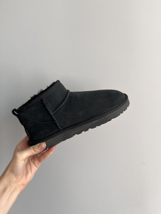 Угг чорні ультра міні , ultra mini ugg black жіночі і чоловічі уггі