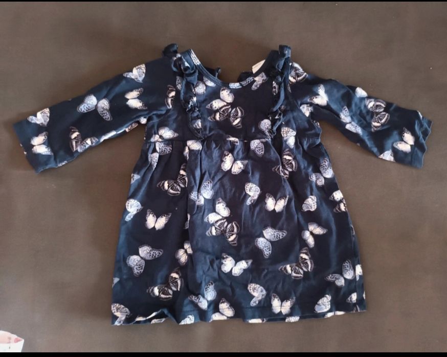 Sukienka H&M 68  motyle